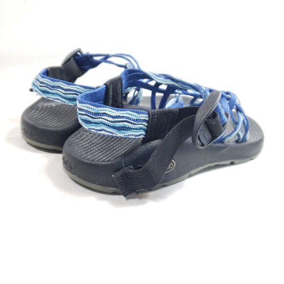 Chaco Women's Size 6 ZX3 Sports Sandals Blue - Picture 4 of 8